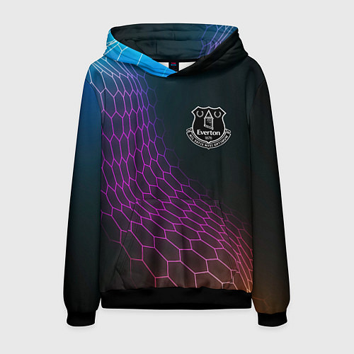 Мужская толстовка Everton футбольная сетка / 3D-Черный – фото 1