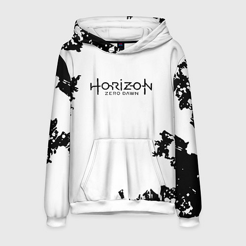 Мужская толстовка Horizon: Zero Dawn текстура / 3D-Белый – фото 1