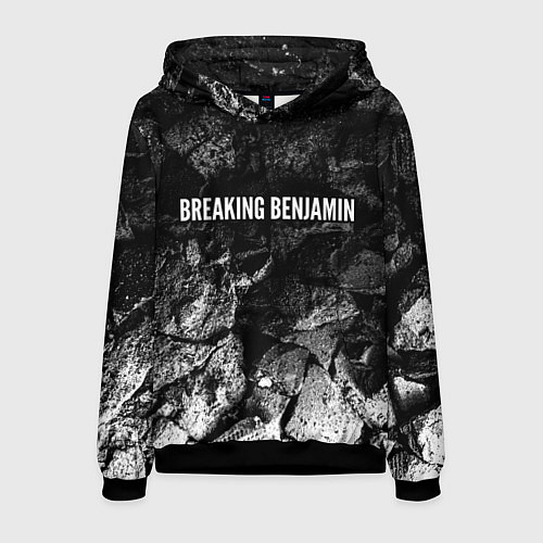 Мужская толстовка Breaking Benjamin black graphite / 3D-Черный – фото 1