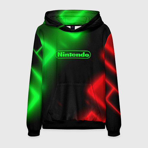 Мужская толстовка Nintendo игровой мир / 3D-Черный – фото 1