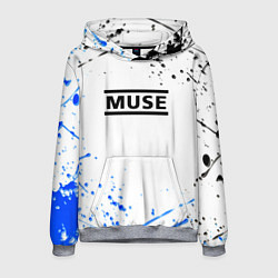 Мужская толстовка MUSE рок стиль краски