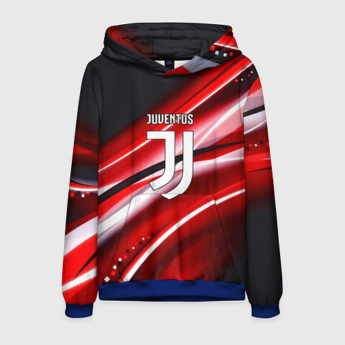 Мужская толстовка Juventus geometry sport line / 3D-Синий – фото 1