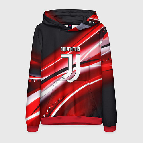 Мужская толстовка Juventus geometry sport line / 3D-Красный – фото 1