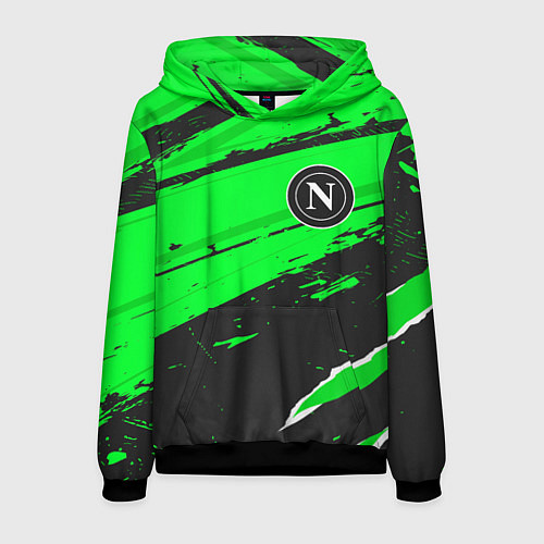 Мужская толстовка Napoli sport green / 3D-Черный – фото 1