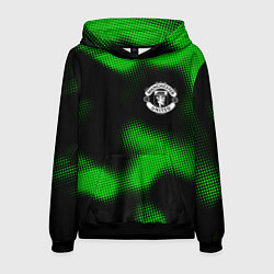 Толстовка-худи мужская Manchester United sport halftone, цвет: 3D-черный