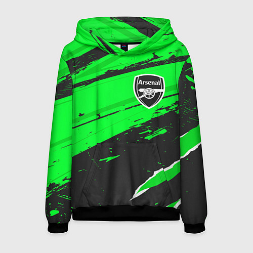 Мужская толстовка Arsenal sport green / 3D-Черный – фото 1