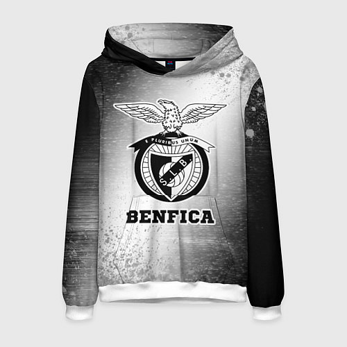 Мужская толстовка Benfica sport на светлом фоне / 3D-Белый – фото 1