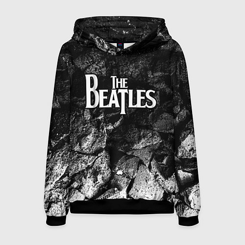 Мужская толстовка The Beatles black graphite / 3D-Черный – фото 1