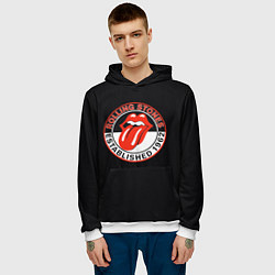 Толстовка-худи мужская Rolling Stones Established 1962 group, цвет: 3D-белый — фото 2