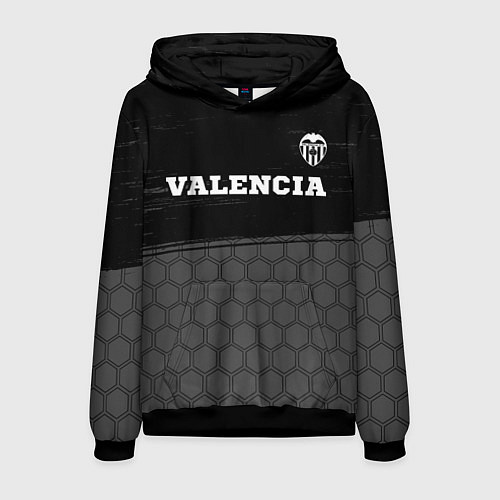 Мужская толстовка Valencia sport на темном фоне посередине / 3D-Черный – фото 1