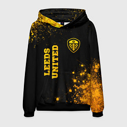 Мужская толстовка Leeds United - gold gradient вертикально