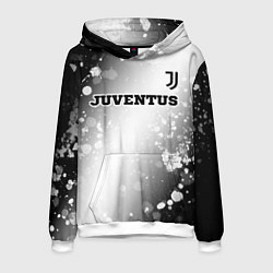 Толстовка-худи мужская Juventus sport на светлом фоне посередине, цвет: 3D-белый
