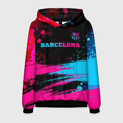 Мужская толстовка Barcelona - neon gradient посередине