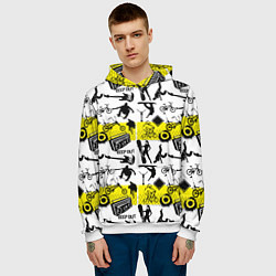 Толстовка-худи мужская Keep out - экстримальные хобби, цвет: 3D-белый — фото 2