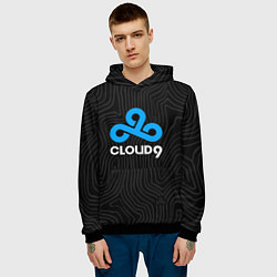 Толстовка-худи мужская Cloud9 hi-tech, цвет: 3D-черный — фото 2