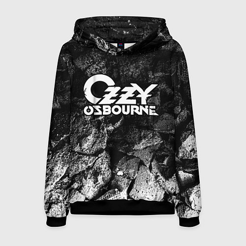 Мужская толстовка Ozzy Osbourne black graphite / 3D-Черный – фото 1