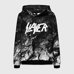 Толстовка-худи мужская Slayer black graphite, цвет: 3D-черный