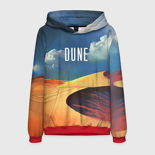 Мужская толстовка Sands - Dune / 3D-Красный – фото 1