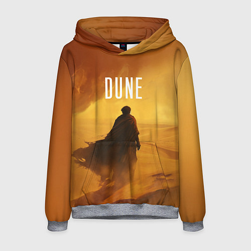 Мужская толстовка Дюна - пустыня / 3D-Меланж – фото 1
