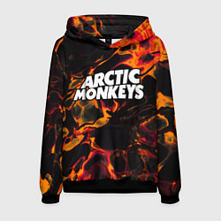 Мужская толстовка Arctic Monkeys red lava