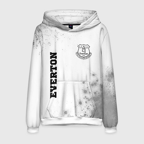 Мужская толстовка Everton sport на светлом фоне вертикально / 3D-Белый – фото 1
