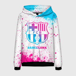 Мужская толстовка Barcelona neon gradient style