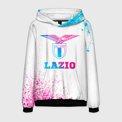 Толстовка-худи мужская Lazio neon gradient style, цвет: 3D-черный