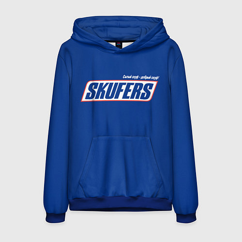 Мужская толстовка Skufers / 3D-Синий – фото 1