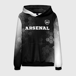 Мужская толстовка Arsenal sport на темном фоне посередине