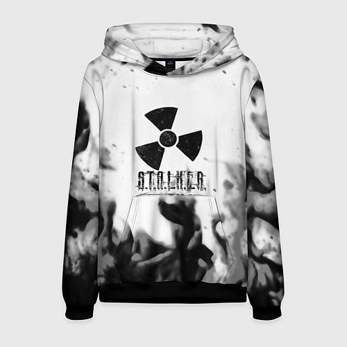 Мужская толстовка Stalker fire steel / 3D-Черный – фото 1