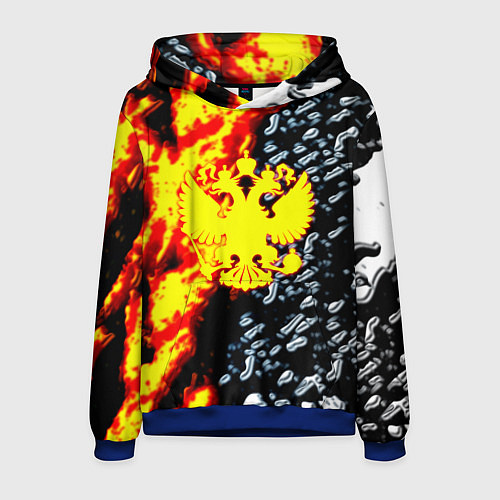 Мужская толстовка Возрождение российской империи / 3D-Синий – фото 1