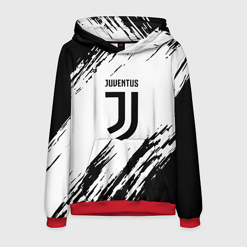 Мужская толстовка Juventus краски / 3D-Красный – фото 1
