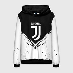 Толстовка-худи мужская Juventus sport geometry fc club, цвет: 3D-черный