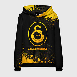 Толстовка-худи мужская Galatasaray - gold gradient, цвет: 3D-черный