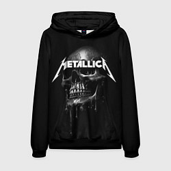Толстовка-худи мужская Metallica - rock group, цвет: 3D-черный