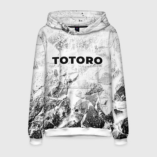 Мужская толстовка Totoro white graphite / 3D-Белый – фото 1