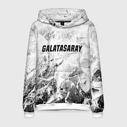 Толстовка-худи мужская Galatasaray white graphite, цвет: 3D-белый