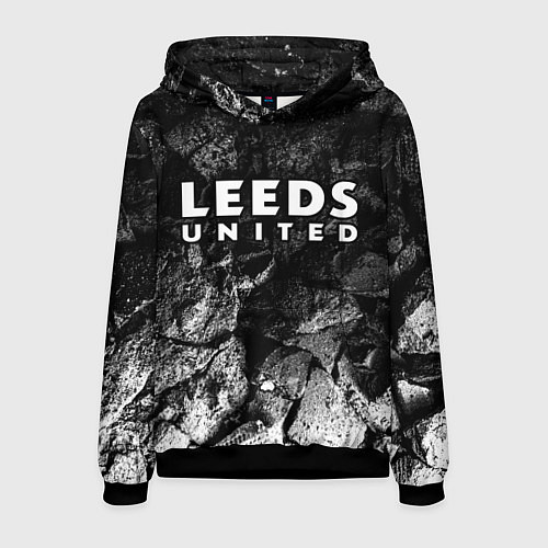 Мужская толстовка Leeds United black graphite / 3D-Черный – фото 1