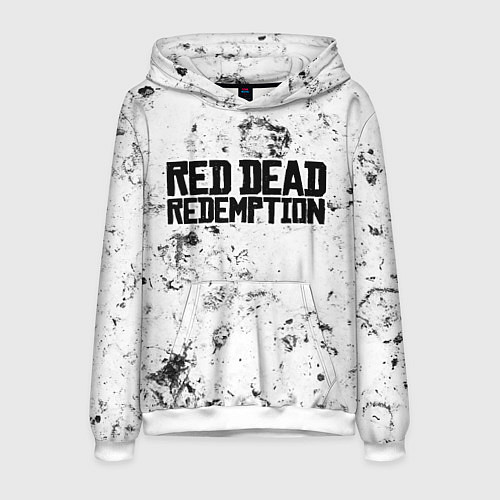 Мужская толстовка Red Dead Redemption dirty ice / 3D-Белый – фото 1