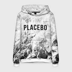 Толстовка-худи мужская Placebo white graphite, цвет: 3D-белый