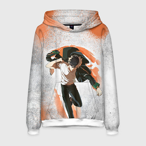 Мужская толстовка Ветролом - Харука / 3D-Белый – фото 1