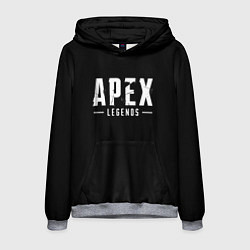 Толстовка-худи мужская Apex legends logo, цвет: 3D-меланж