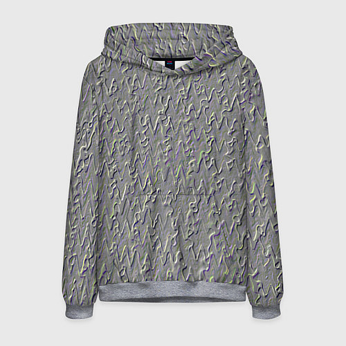 Мужская толстовка Тиснение метала / 3D-Меланж – фото 1