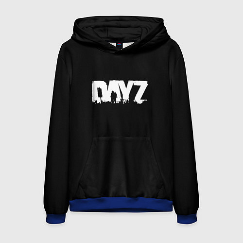 Мужская толстовка Dayz logo white / 3D-Синий – фото 1