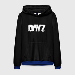 Толстовка-худи мужская Dayz logo white, цвет: 3D-синий