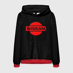 Мужская толстовка Nissan red logo