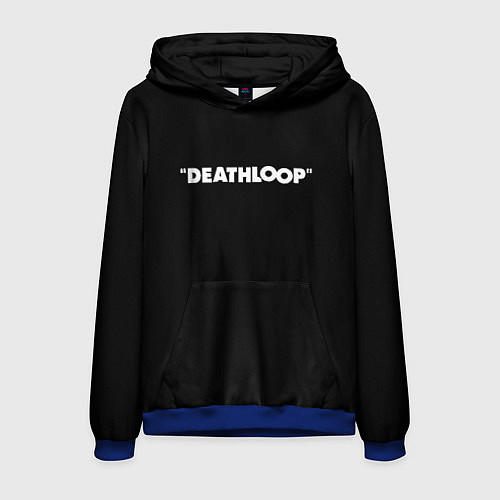 Мужская толстовка Deathloop logo / 3D-Синий – фото 1