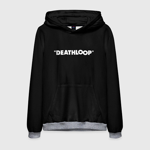 Мужская толстовка Deathloop logo / 3D-Меланж – фото 1
