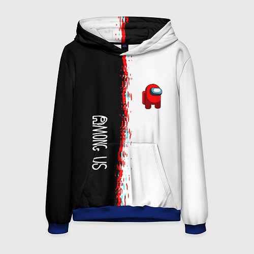 Мужская толстовка Among us предатель / 3D-Синий – фото 1