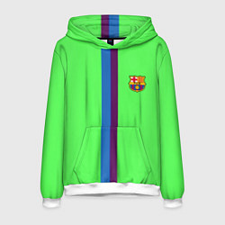 Толстовка-худи мужская Barcelona fc sport line, цвет: 3D-белый